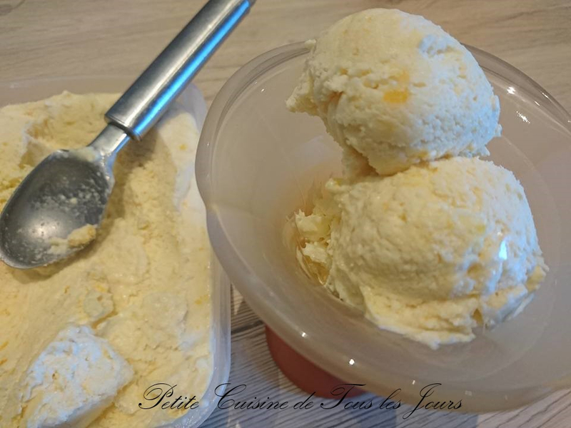 Glace à l&rsquo;Abricot🍑 Maison sans Sorbetière ni&nbsp;Robot