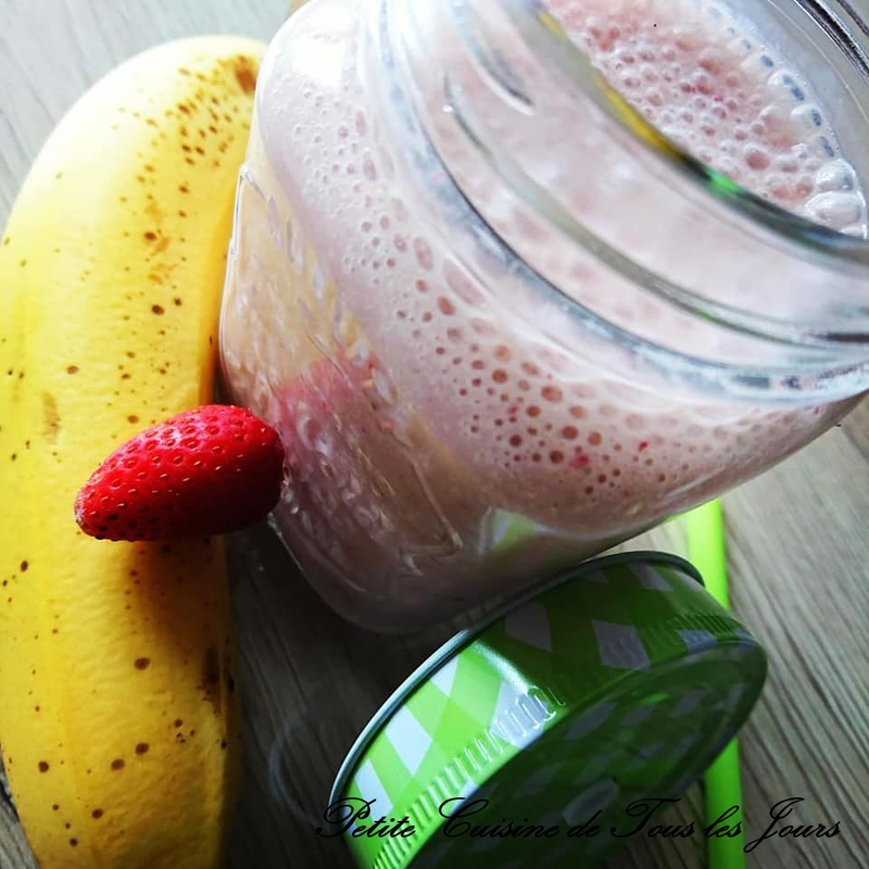 Milk-Shake Banane🍌- Fraise🍓