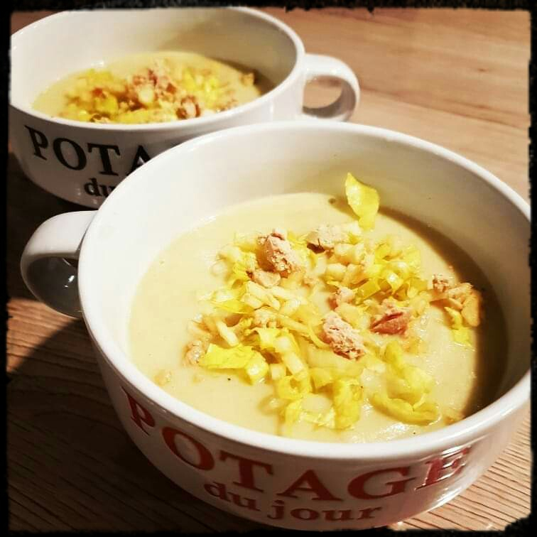 Velouté d&rsquo;Endives au Foie&nbsp;Gras