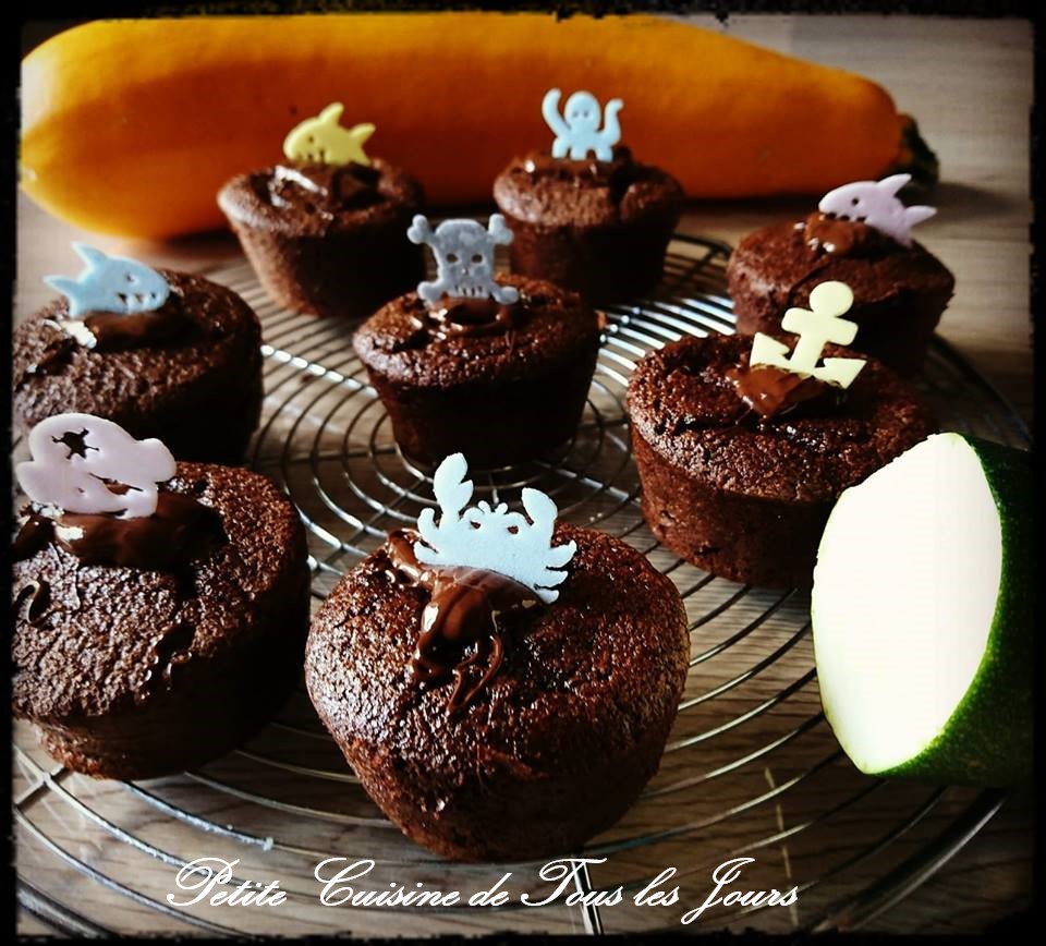 Muffins Légers Chocolat🍫-Courgette🥒 (Sans Matière&nbsp;Grasse)