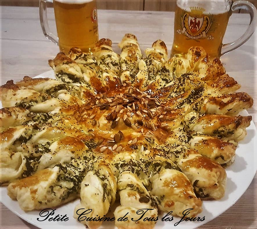 Soleil Apéritif Poulet/Epinards