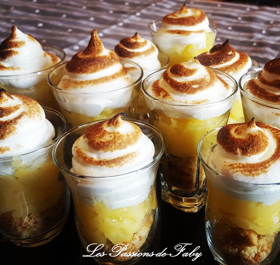 Verrines Façon Tarte au Citron Meringuée&nbsp;🍋