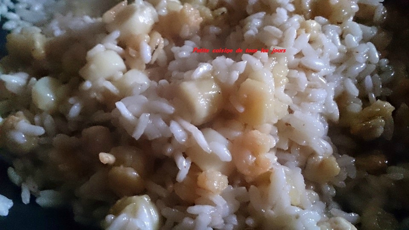 Risotto aux Noix de Saint-Jacques et aux&nbsp;Crevettes