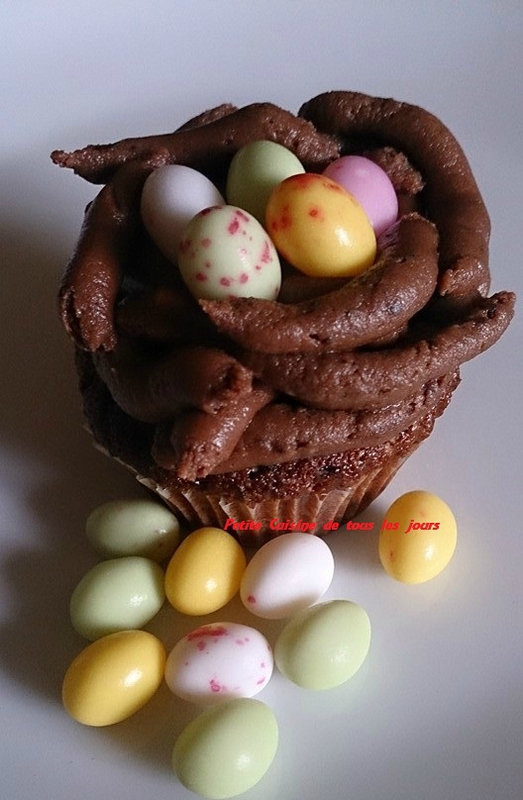 Cupcakes Nids de&nbsp;Pâques