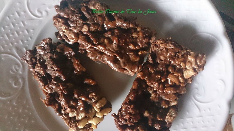 Barres Gourmandes Nocciolata (Nutella) et Riz&nbsp;Soufflé