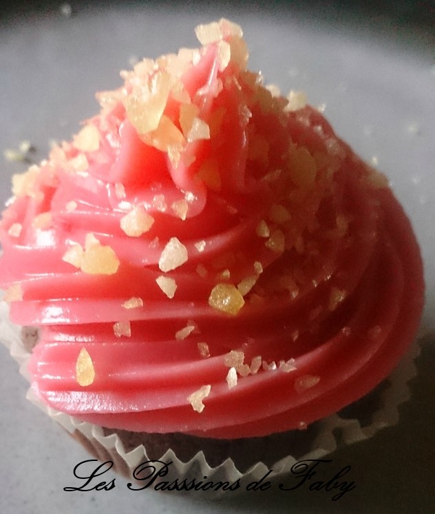 Cupcakes 🧁 Choco-Framboises-Gingembre