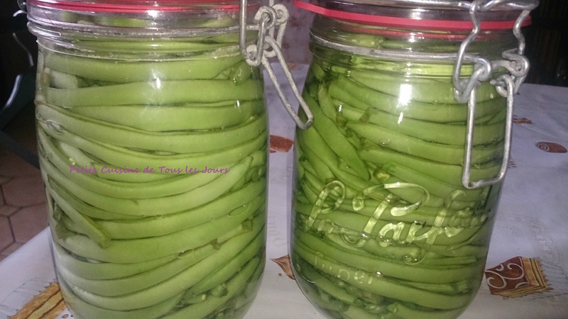 Haricots en Bocaux