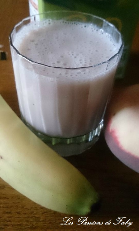 Smoothie Banane 🍌-Pêche&nbsp;🍑