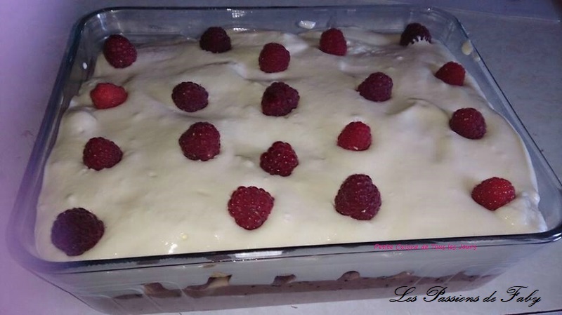 Tiramisu Choco-Framboises