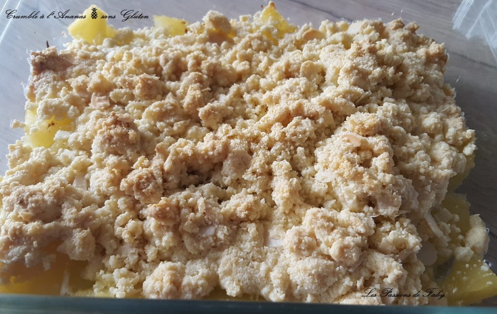 Crumble à l&rsquo;Ananas 🍍 Sans&nbsp;Gluten