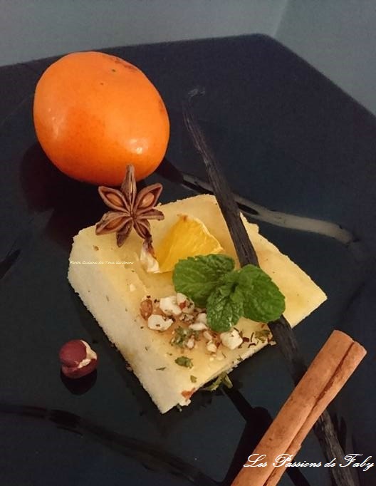 Gâteau de Semoule Frais aux Épices &&nbsp;Agrumes