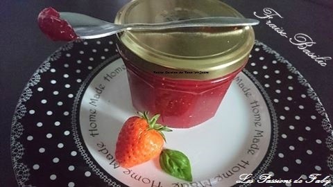 Confiture Fraise-Basilic