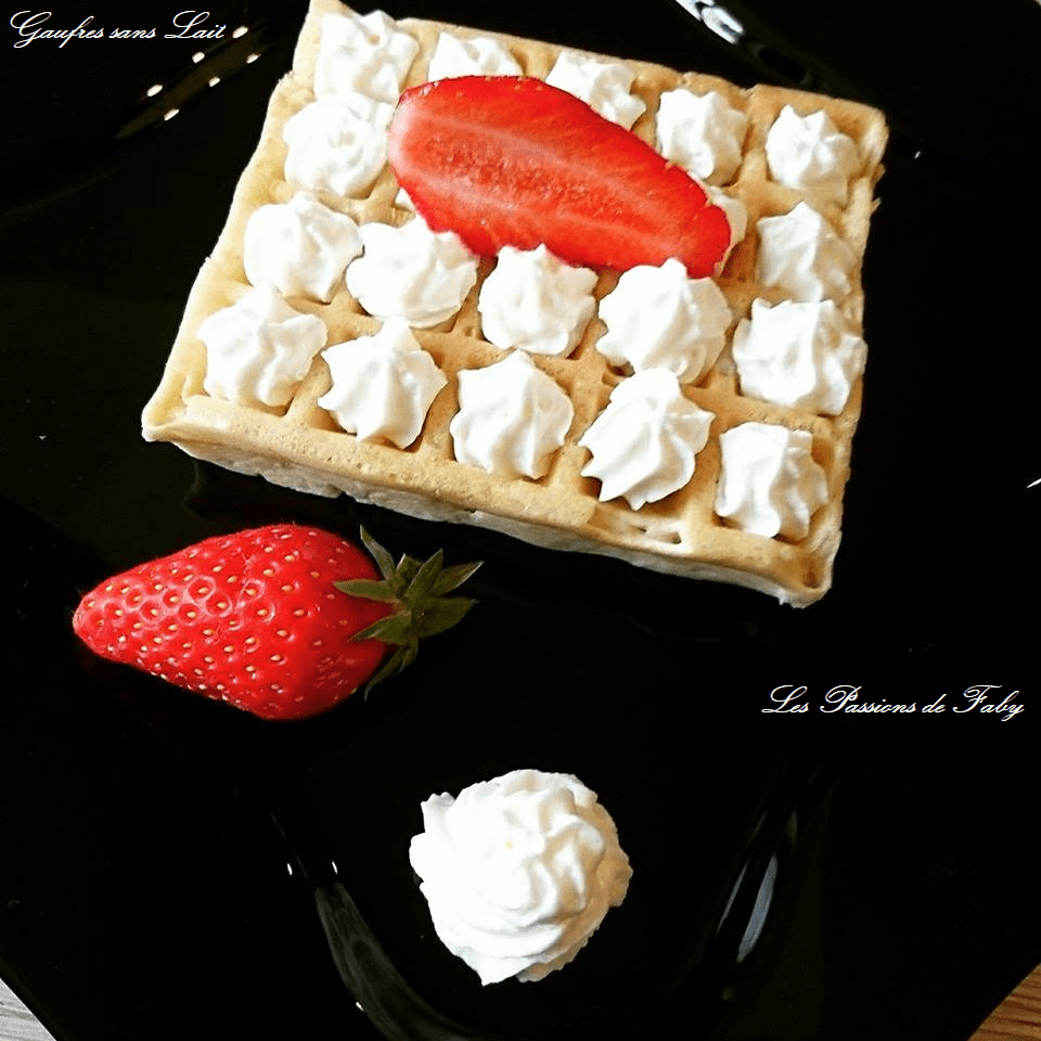 Gaufres Maison sans&nbsp;Lait