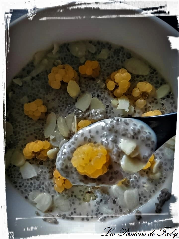 Pudding de Graines de Chia aux Framboises&nbsp;Jaunes