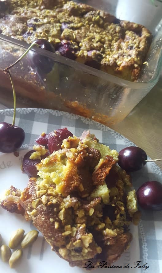Gâteau Sans Gluten Cerise – Pistache&nbsp;🍒