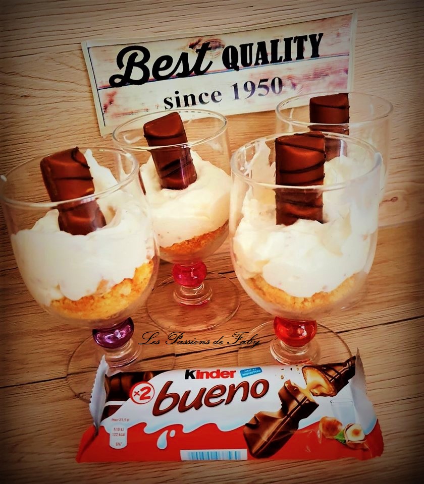 Verrines au Kinder®&nbsp;Bueno