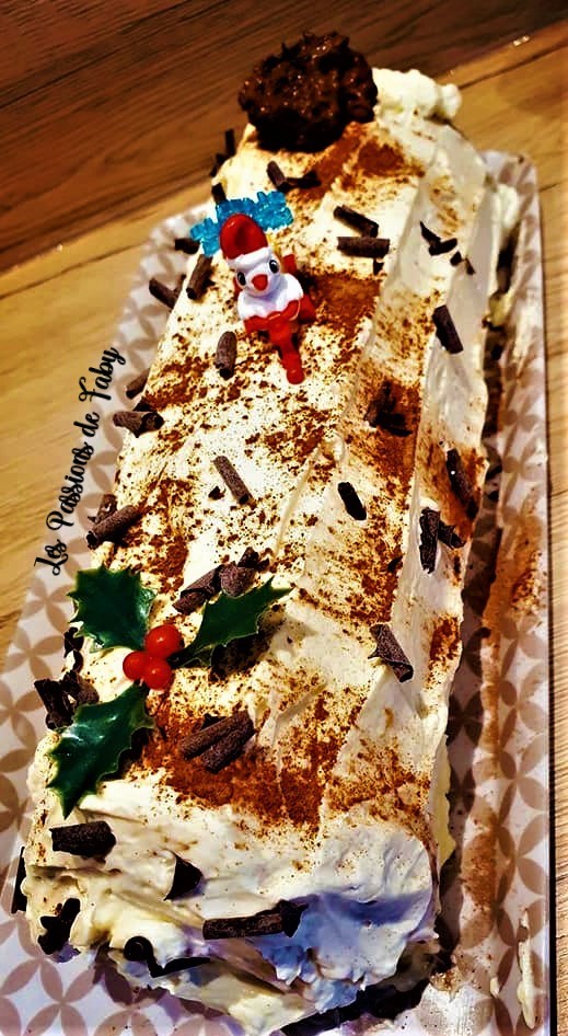 .–ღஐƸ̵̡Ӝ̵̨̄Ʒஐღ–. Bûche Façon Mousse Liégeoise .–ღஐƸ̵̡Ӝ̵̨̄Ʒஐღ–.