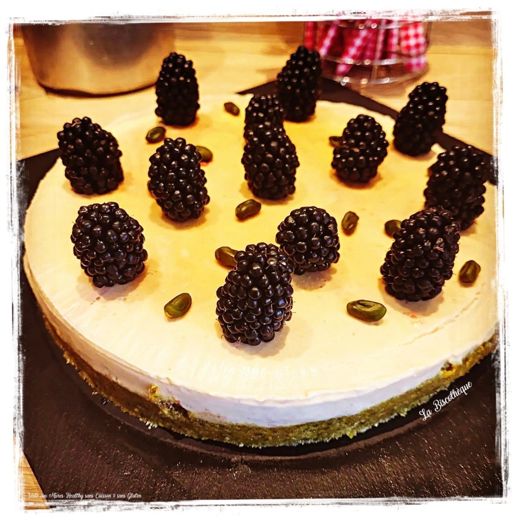 Tarte aux Mûres Healthy Sans Cuisson & Sans&nbsp;Gluten