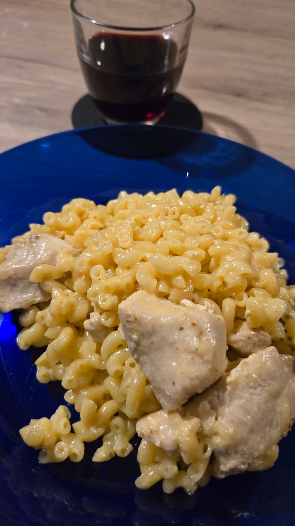 Poulet Coquillettes sauce Crémeuse au&nbsp;Cheddar