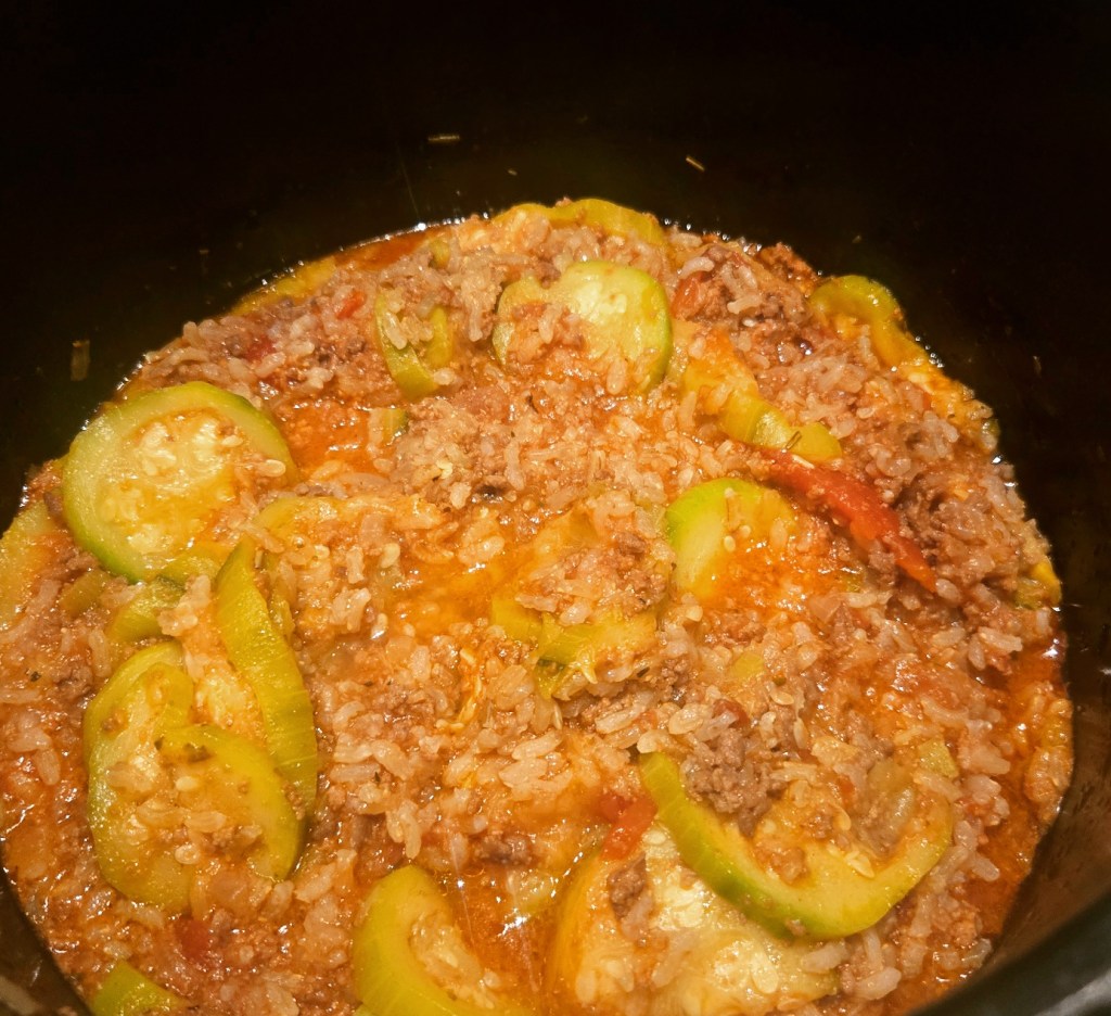 Riz façon Courgette Farcie au&nbsp;Cookeo