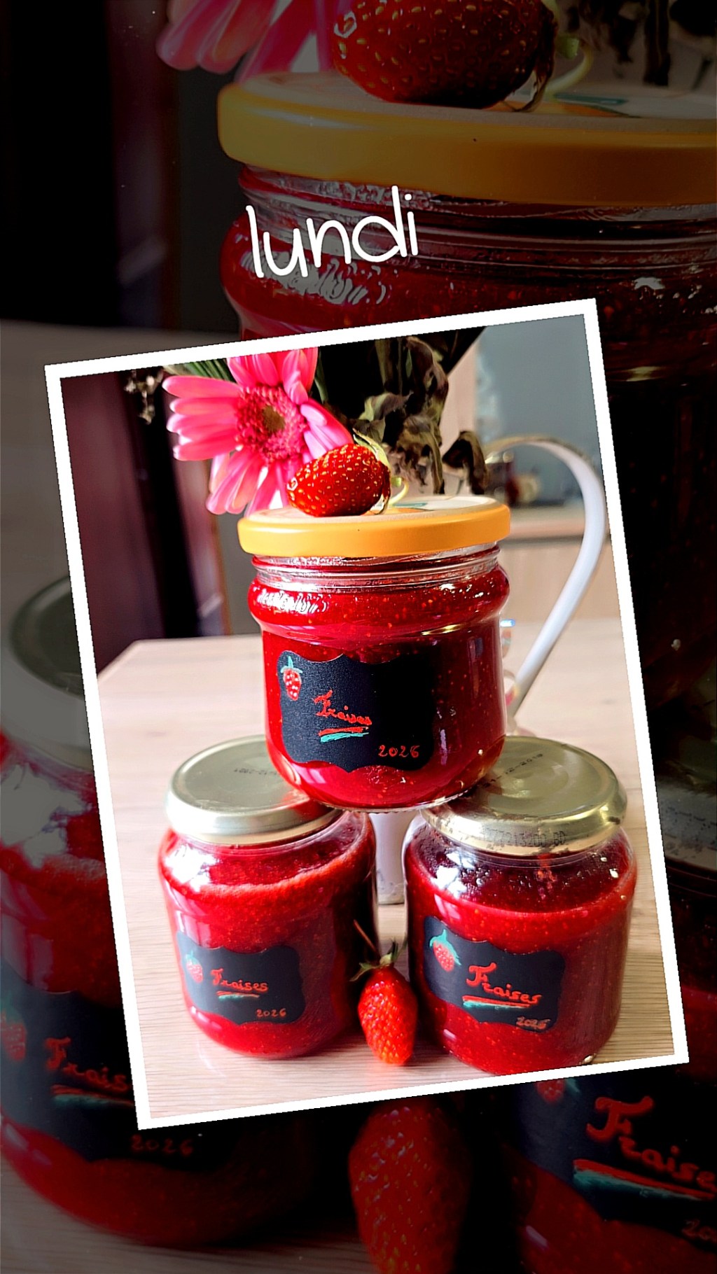 Confiture de Fraises 🍓&nbsp;Traditionnelle